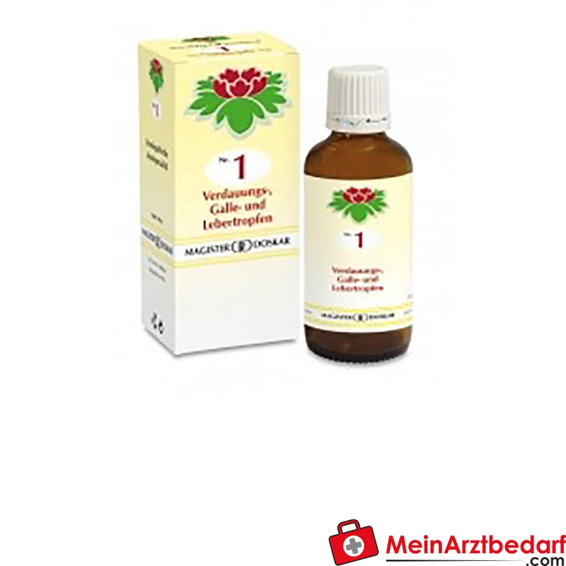 Doskar Nr.1 Verdauungs-, Gallen- und Lebertropfen homöopathisch 50 ml